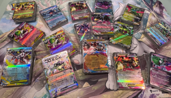 JAPANESE POKEMON CARD STREAMER BUNDLE - 50x EX CARDS [NM CONDITION] - Image 1