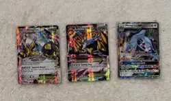 Pokemon Metagross EX, M Metagross EX, Metagross GX Holo Card Lot (3) - Image 1