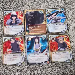 6 Naruto Cards Kiba Inuzuka Kin Tsuchi Tekka Uchiha Isaribi - Image 1