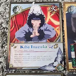 6 Naruto Cards Kiba Inuzuka Kin Tsuchi Tekka Uchiha Isaribi - Image 2