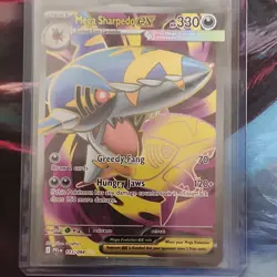 Pokemon Mega Sharpedo EX Holo Ultra Rare 113/094 Phantasmal Flames Card - Image 1
