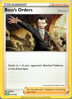 Boss's Orders (CLV) Classic Collection Trading Card Game Classic 019/034 NM - Image 1