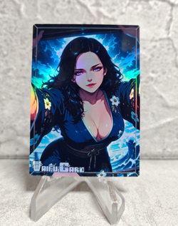 Yennefer Trading Card Waifu Goddess Story Anime Girl holo Karte Manga Full Art - Image 1