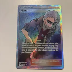 Nanu 179/181 Pokemon TCG Card Team Up - Full Art Ultra Rare - Near Mint - Image 1