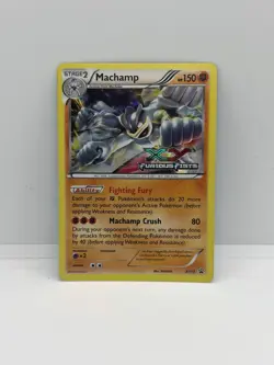 Pokemon Card - Machamp XY13 - Prerelease STAMPED Promo - Image 1