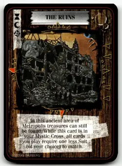 1995 Kult Reality is a Lie! Trading card game - THE RUINS - Image 1