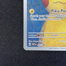 Pikachu With Grey Felt Hat SVP 2023 Black Star Promo Card 210 -PSA 10 Condition! - Image 4
