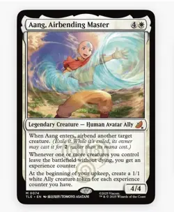 Aang, Airbending Master - Magic The Gathering MTG Avatar: The Last Airbender NM - Image 1
