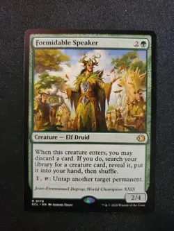 Formidable Speaker NM Lorwyn Eclipsed Magic The Gathering Mtg Tcg See Pics - Image 1