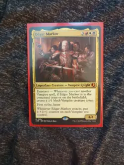 Edgar Markov Commander Deck. Dragon shield Sleeves, Deck Box And Tokens Included - Image 1