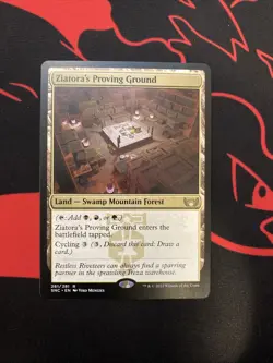Ziatora's Proving Ground Regular Streets of New Capenna Rare 261/281 MTG SNC NM - Image 1