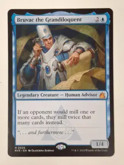 Magic the Gathering Bruvac the Grandiloquent, Ravnica Remastered MTG NM BB - Image 1
