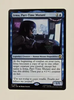 Irma, Part-Time Mutant Rare MTG Ninja Turtles Commander TMNT Regular - Image 1