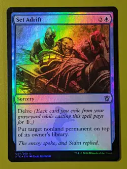 FOIL Set Adrift x1 Khans of Tarkir 1x Magic the Gathering MTG - Image 1