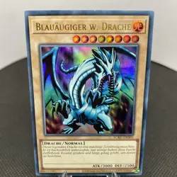 Yugioh Blauaugiger W. Drache LCKC-DE001 Ultra Rare Exzellent V2 - Image 2