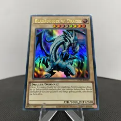Yugioh Blauaugiger W. Drache LCKC-DE001 Ultra Rare Exzellent V2 - Image 3