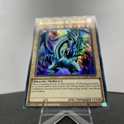 Yugioh Blauaugiger W. Drache LCKC-DE001 Ultra Rare Exzellent V2 - Image 4