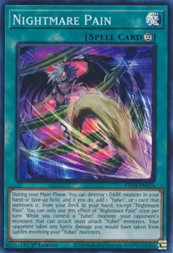 Nightmare Pain [PHNI-EN054] Super Rare YuGiOh - Image 1