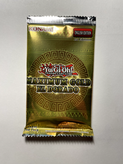 YuGiOh Maximum Gold El Dorado (MGED) Sealed Booster Pack 1st Edition (1x) - Image 1