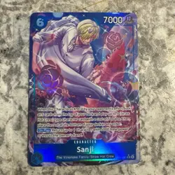 Sanji OP11-051 SR Alt Art A Fist of Divine Speed ONE PIECE Card NM English - Image 1
