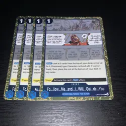 One Piece CCG OP10-059 Rare Playset Royal Blood - Image 1