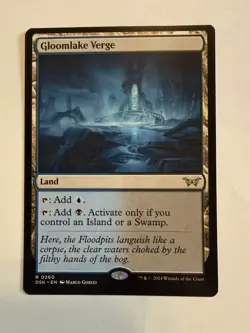 Gloomlake Verge Duskmourn: House of Horror Regular Magic The Gathering Rare - Image 2