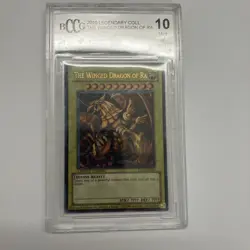 Yu-Gi-Oh the Winged Dragon of Ra LC01-EN003 Legendary Collection BCCG Beckett 10 - Image 1