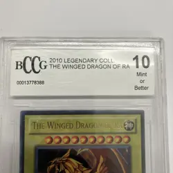 Yu-Gi-Oh the Winged Dragon of Ra LC01-EN003 Legendary Collection BCCG Beckett 10 - Image 2