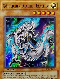 YUGIOH 2006 | DIVINE DRAGON - EXCELION | SOI-DE033 | 1ST EDITION | GERMAN | GOOD - Image 3