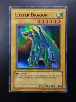 YUGIOH 2003 | LUSTER DRAGON #2 | LOD-050 | NA OLD PRINT | GOOD (DAMAGED) - Image 1