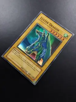 YUGIOH 2003 | LUSTER DRAGON #2 | LOD-050 | NA OLD PRINT | GOOD (DAMAGED) - Image 3