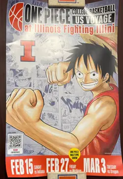 Monkey.D.Luffy (055) (College Basketball US Voyage) P-055 One Piece Promotion... - Image 3