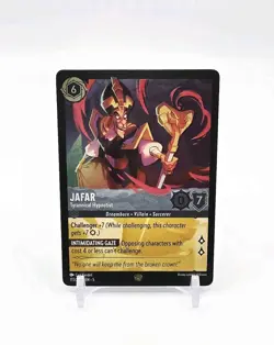 Jafar Legendary Cold Foil Disney Lorcana TCG Shimmering Skies No. 172/204 - Image 1