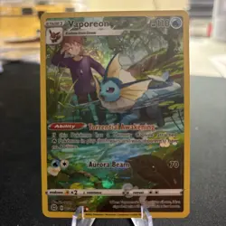 Vaporeon TG02/TG30 SWSH09: Brilliant Stars Trainer Gallery NM Pokemon Card TCG - Image 1