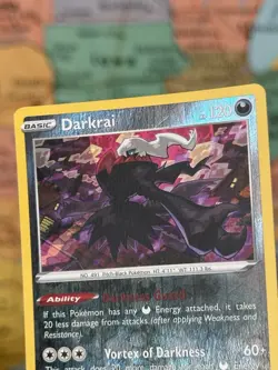 Darkrai 105/189 Reverse Holo Pokemon Card | SHIPS SAME DAY - Image 3