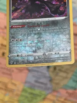 Darkrai 105/189 Reverse Holo Pokemon Card | SHIPS SAME DAY - Image 4