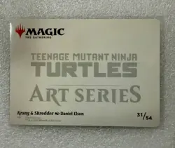 MTG TMNT - Krang & Shredder Art Series Card 31/54 NM Gold Stamp! - Image 3