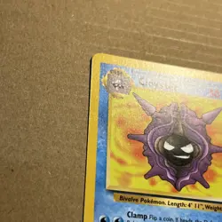 Pokemon TCG Cloyster Fossil Unlimited Uncommon Card 32/62 NM Near Mint Vintage - Image 4