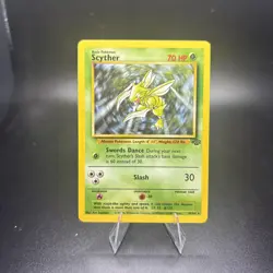 Scyther 26/64 Non Holo Jungle Set Rare Pokemon Card WOTC Near Mint -c - Image 1