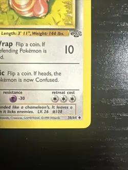 Pokemon TCG Lickitung Jungle Card 38/64 Regular Uncommon 1st Edition - Image 5