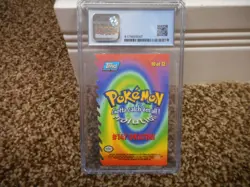 Dratini Pokemon The First Movie Topps 1999 cgc 8 Die-Cut 10 of 12 NM M psa card - Image 3