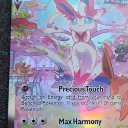 Pokemon Sylveon VMAX Secret Rare Holo Evolving Skies Rapid Strike 212/203 Card - Image 5