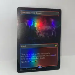 Stormcarved Coast - Foil - NM - Borderless - Innistrad: Crimson Vow MTG - Image 3