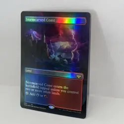 Stormcarved Coast - Foil - NM - Borderless - Innistrad: Crimson Vow MTG - Image 4