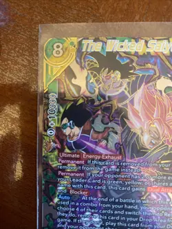 The Wicked Saiyans BT15-153 SCR Secret Rare Dragon Ball Super Card Game - Image 2