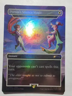 Porom's Silence Magic - Silence (Rainbow Foil) Secret Lair Drop Foil - Image 1