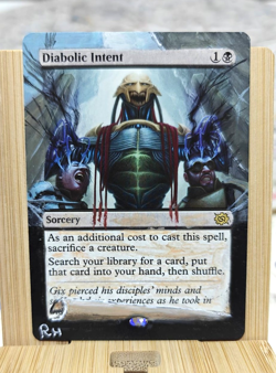 Diabolic Intent MTG Alter Art Magic The Gathering - Image 1