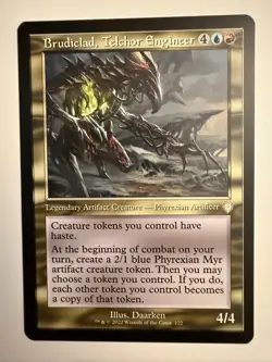 x1 Brudiclad, Telchor Engineer R MTG Commander: The Brothers' War M/NM, English - Image 1