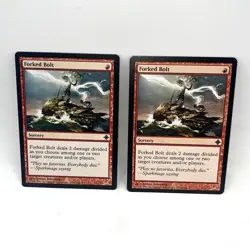 2x Forked Bolt Rise of the Eldrazi Regular MTG Magic The Gathering - Image 1