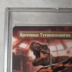 Magic: The Gathering Ravenous Tyrannosaurus Jurassic World Borderless - Image 4